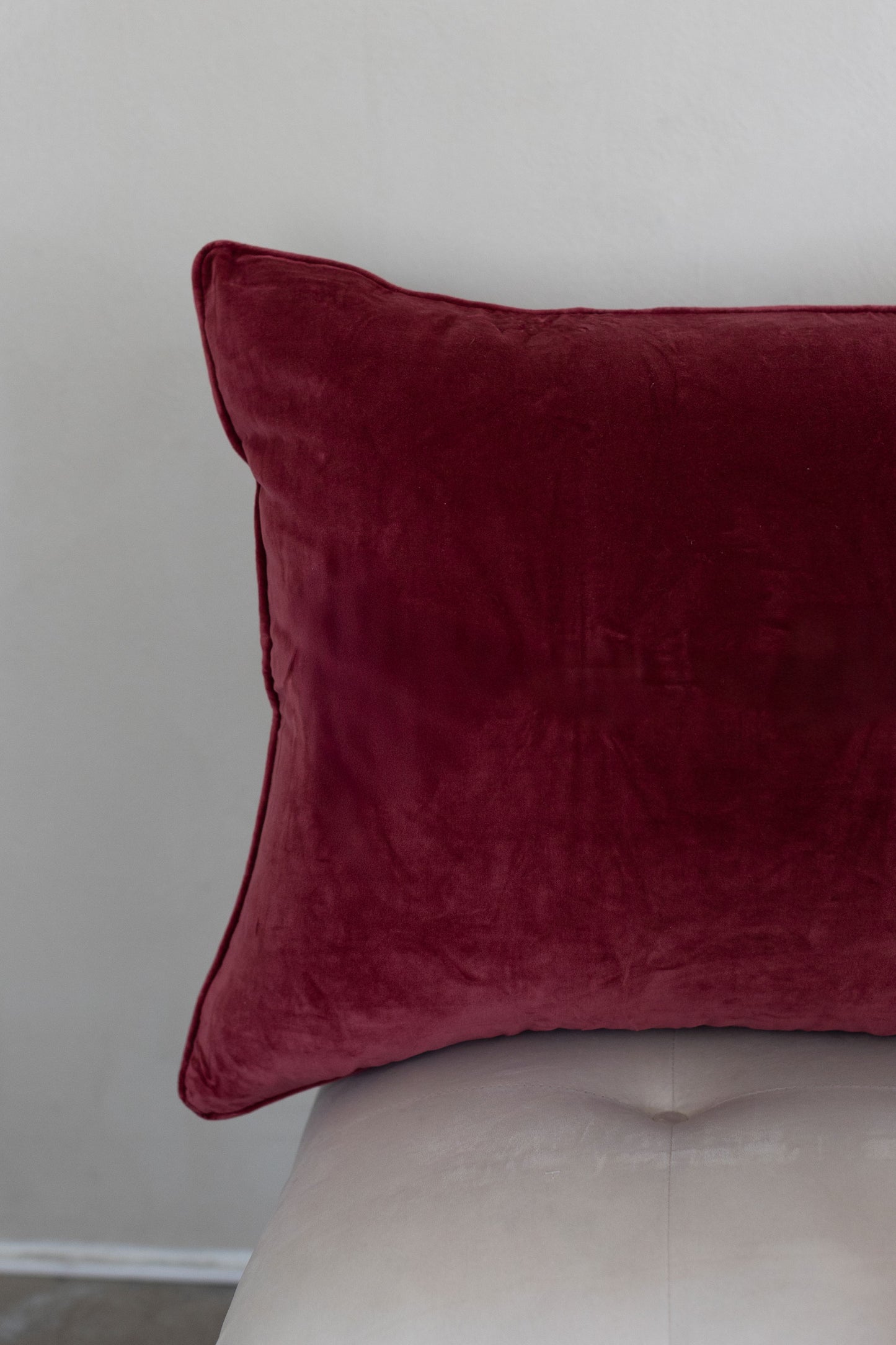 Organic Velvet - Headboard Cushion Cover
