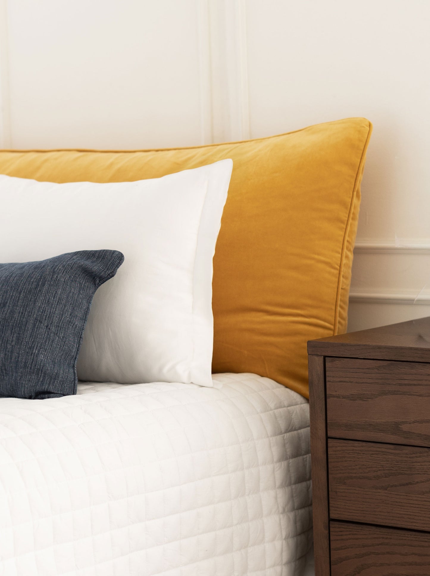 Organic Velvet - Headboard Cushion Cover